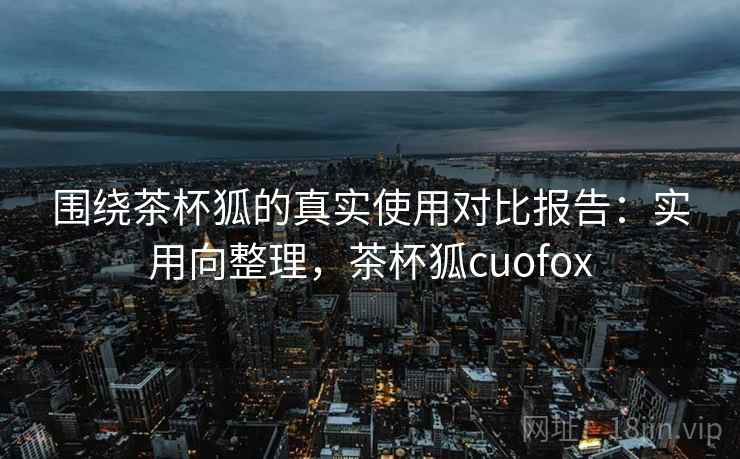 围绕茶杯狐的真实使用对比报告：实用向整理，茶杯狐cuofox