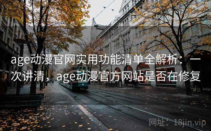 age动漫官网实用功能清单全解析：一次讲清，age动漫官方网站是否在修复