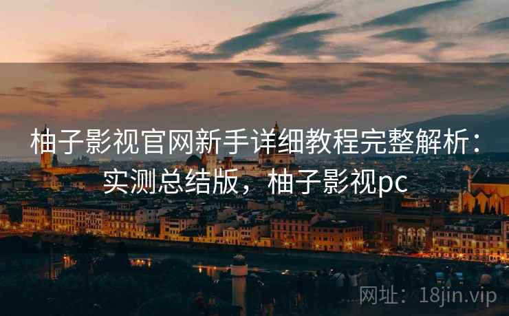 柚子影视官网新手详细教程完整解析：实测总结版，柚子影视pc