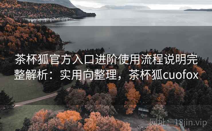 茶杯狐官方入口进阶使用流程说明完整解析:实用向整理,茶杯狐cuofox 茶杯狐官方入口进阶使用流程说明完整解析:实用向整理,茶杯狐cuofox